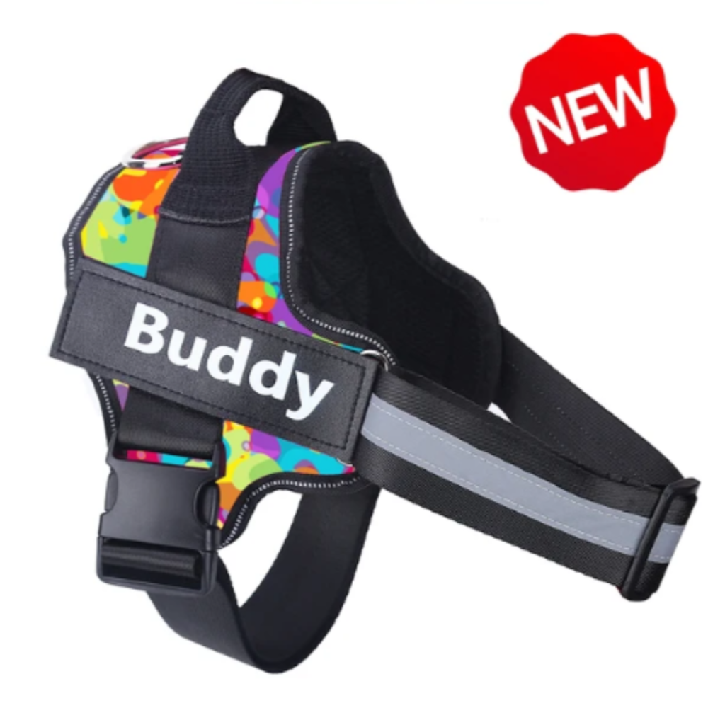 🐕‍🦺 Personalized Reflective Pet Harness - Pawzopaws