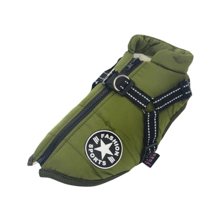 Waterproof Dog Jacket/Harness - Pawzopaws