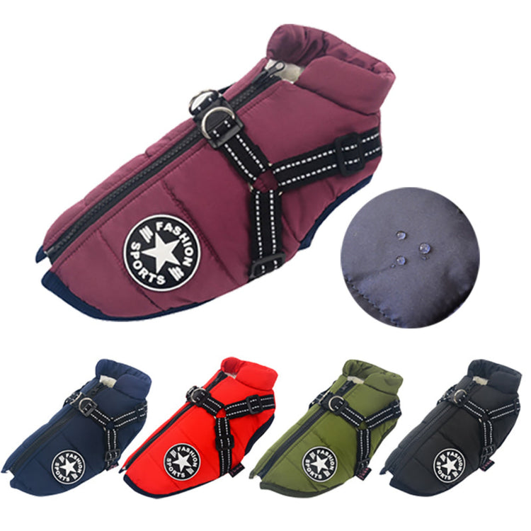 Waterproof Dog Jacket/Harness - Pawzopaws