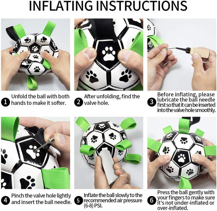 Interactive Dog Soccer Ball - Pawzopaws