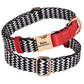 Personalized Nylon & Genuine Leather Dog Collar - Pawzopaws