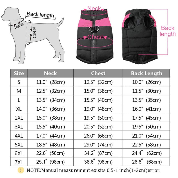 Waterproof Dog Winter Jacket/Harness - Pawzopaws