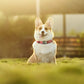 Personalized Reflective Nylon Dog Vegan Leather Collar - Pawzopaws