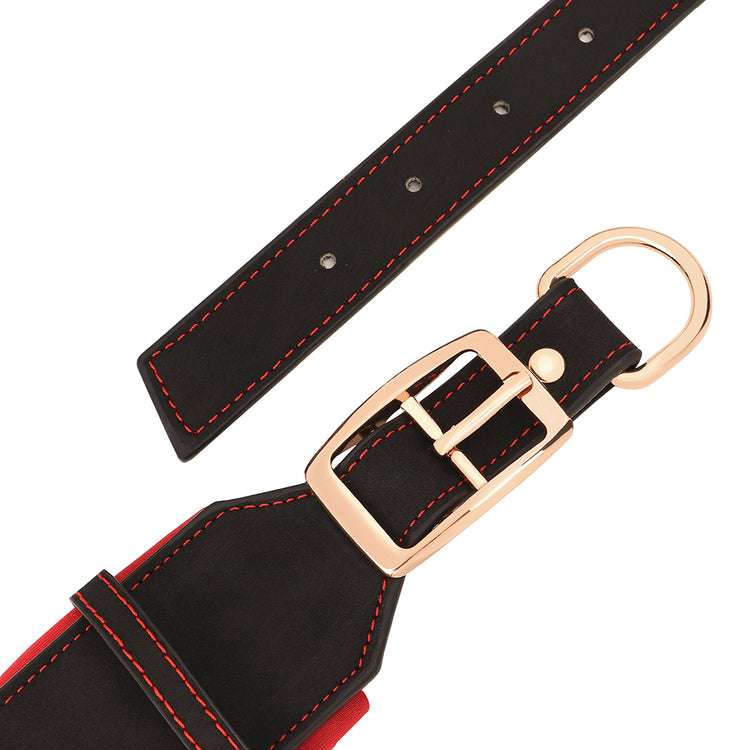 Soft Wide PU leather Personalized Dog Collar - Pawzopaws