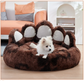 Super Fluffy Donut Pet Bed - Pawzopaws