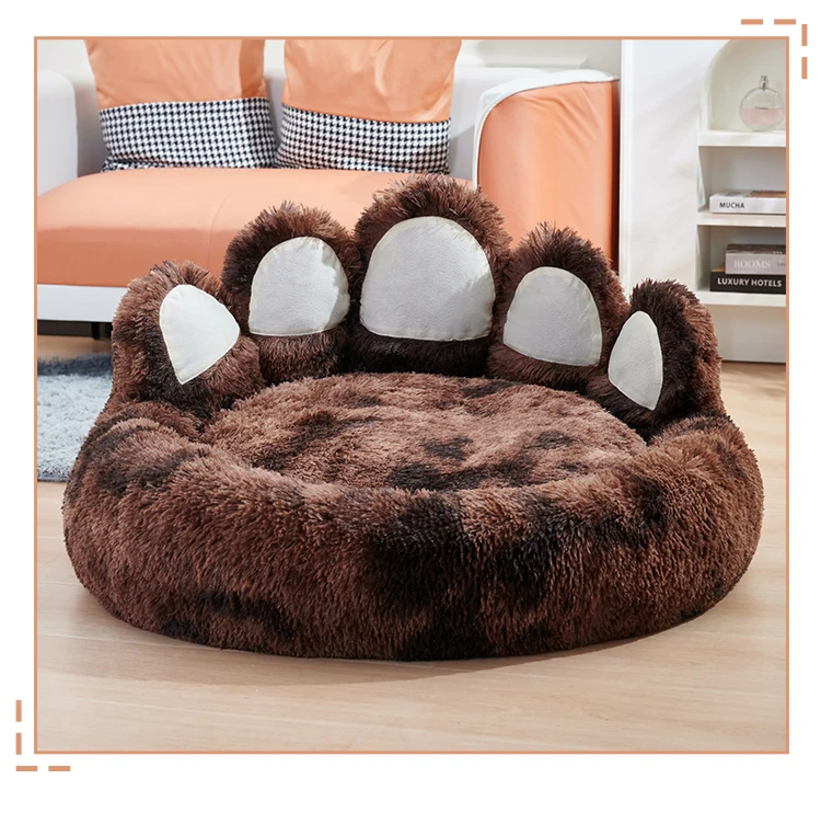 Super Fluffy Donut Pet Bed - Pawzopaws