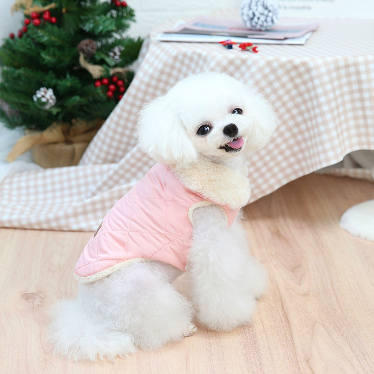 Warm Cotton Jacket for Small Dogs - Pawzopaws