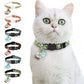 Personalized Nylon Cats Collars with bell and fish ID tag - Pawzopaws