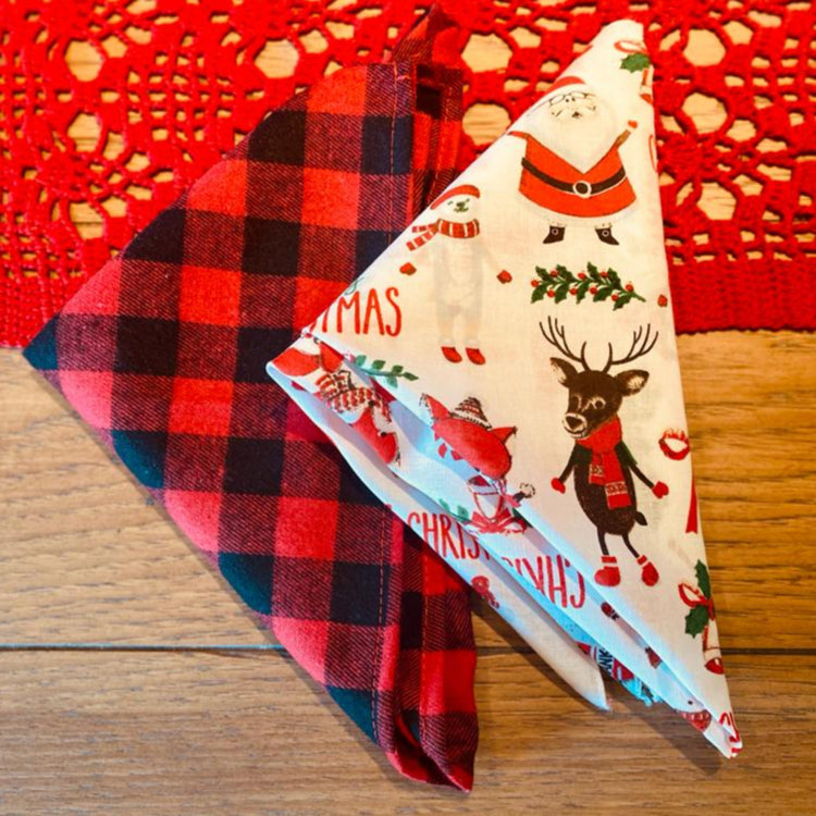 Christmas Dog Bandana - Pawzopaws