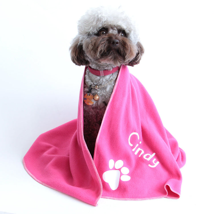 Personalized Pet Fleece Blanket - Pawzopaws